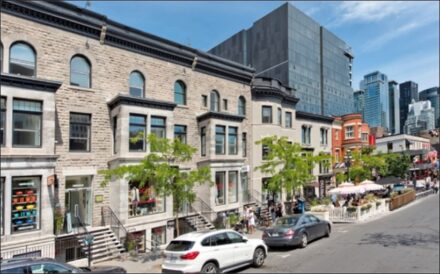 CBRE is marketing a large mixed-use office portfolio for sale in downtown Montreal.