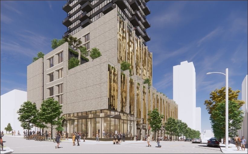 The Listel Hotel in Vancouver's West End will be demolished and replaced by a new 28-storey tower containing hotel space and residential housing.