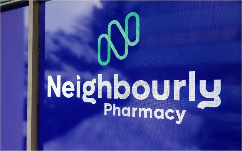 Neighbourly Pharmacy sign.