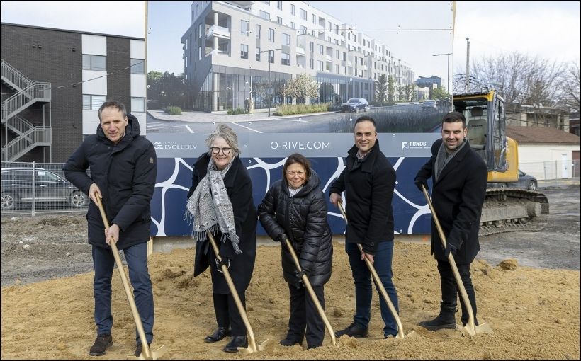 Groupe Evoludev and Fonds immobilier de solidarité FTQ have commenced construction on a rental-housing project in Montreal's east end.