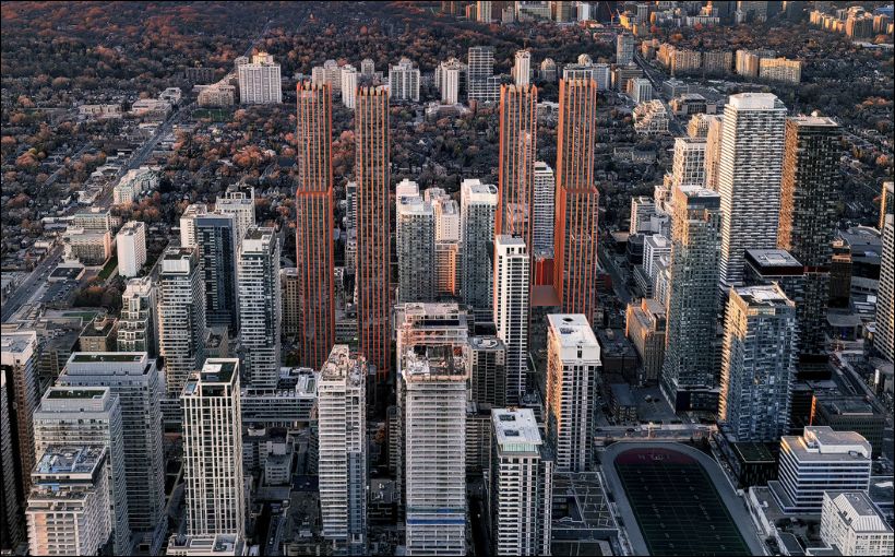 Madison Group has unveiled plans to develop four massive mixed-use towers at two individual locations in Toronto's midtown district.