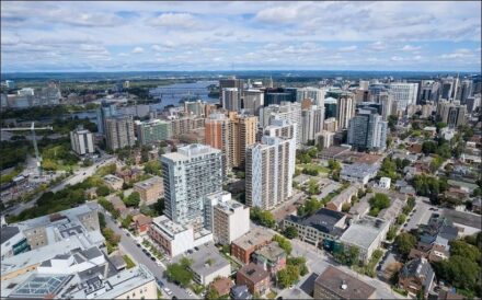 Aerial photo of Ottawa.