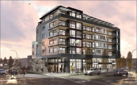 Rendering of rental housing project in Vancouver.